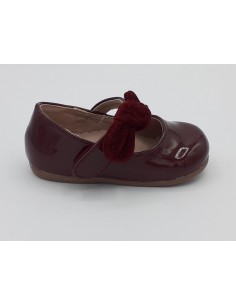 MANOLETINA NIÑA CHAROL VELCRO